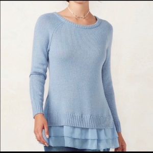 Lauren Conrad Powder Blue Sweater